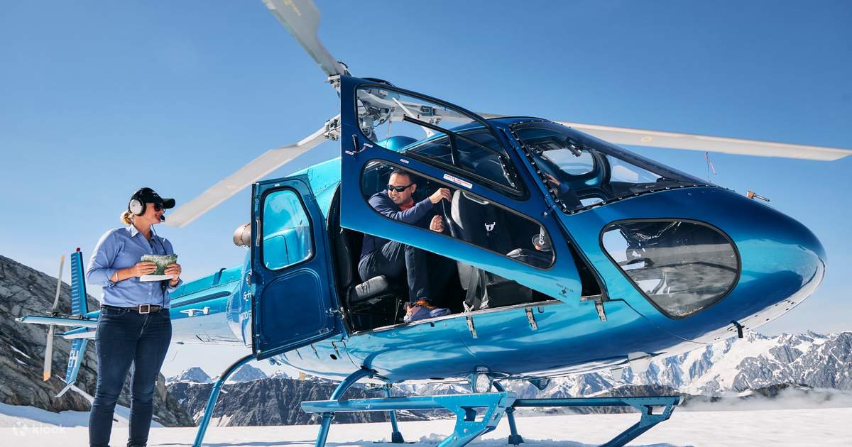 航空機・ヘリコプター Lufthansa 4-in-1 Set フランツ・ジョセフ ヘリコプター遊覧飛行＆雪上着陸体験 | Klook